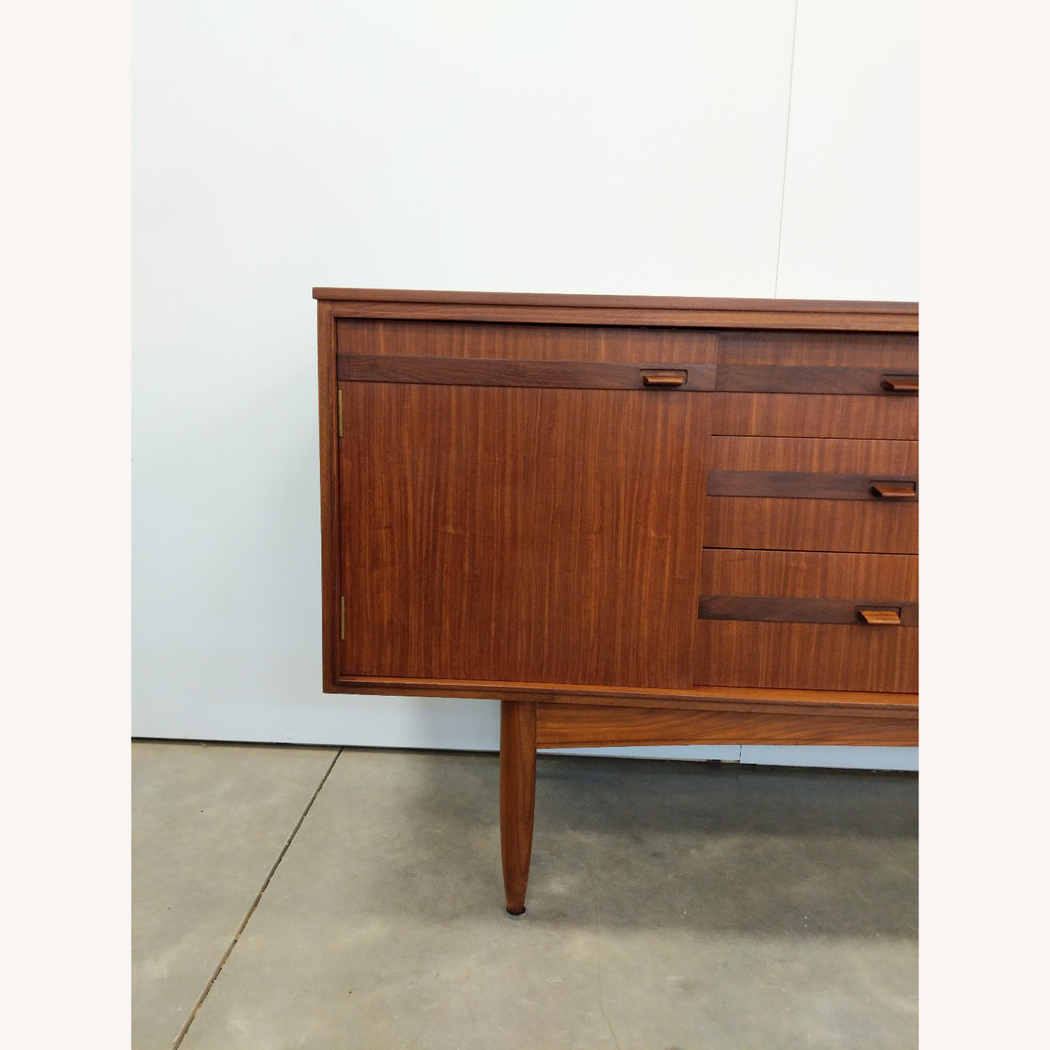 Vintage Mid Century Modern White & Newton Credenza - image-7