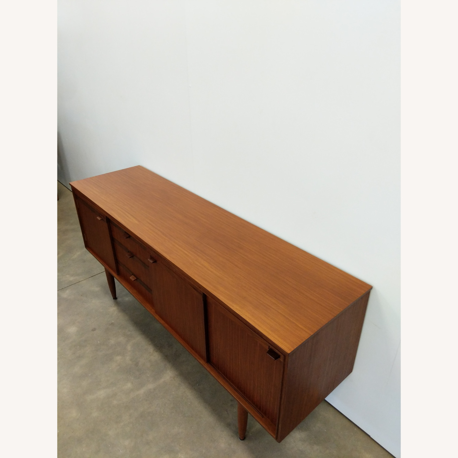 Vintage Mid Century Modern White & Newton Credenza - image-6