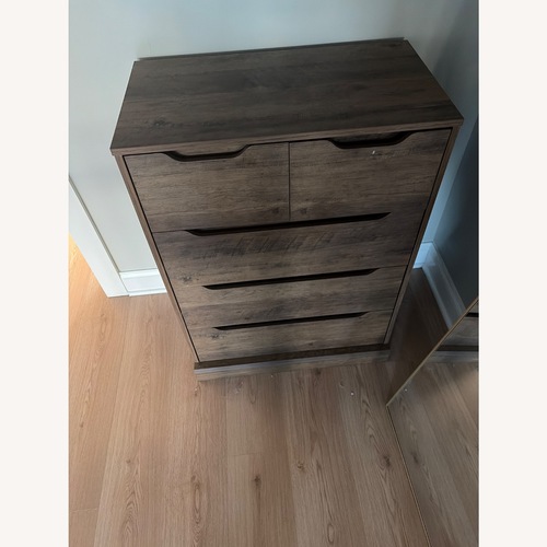 Used Dark Brown Wood Dresser for sale on AptDeco
