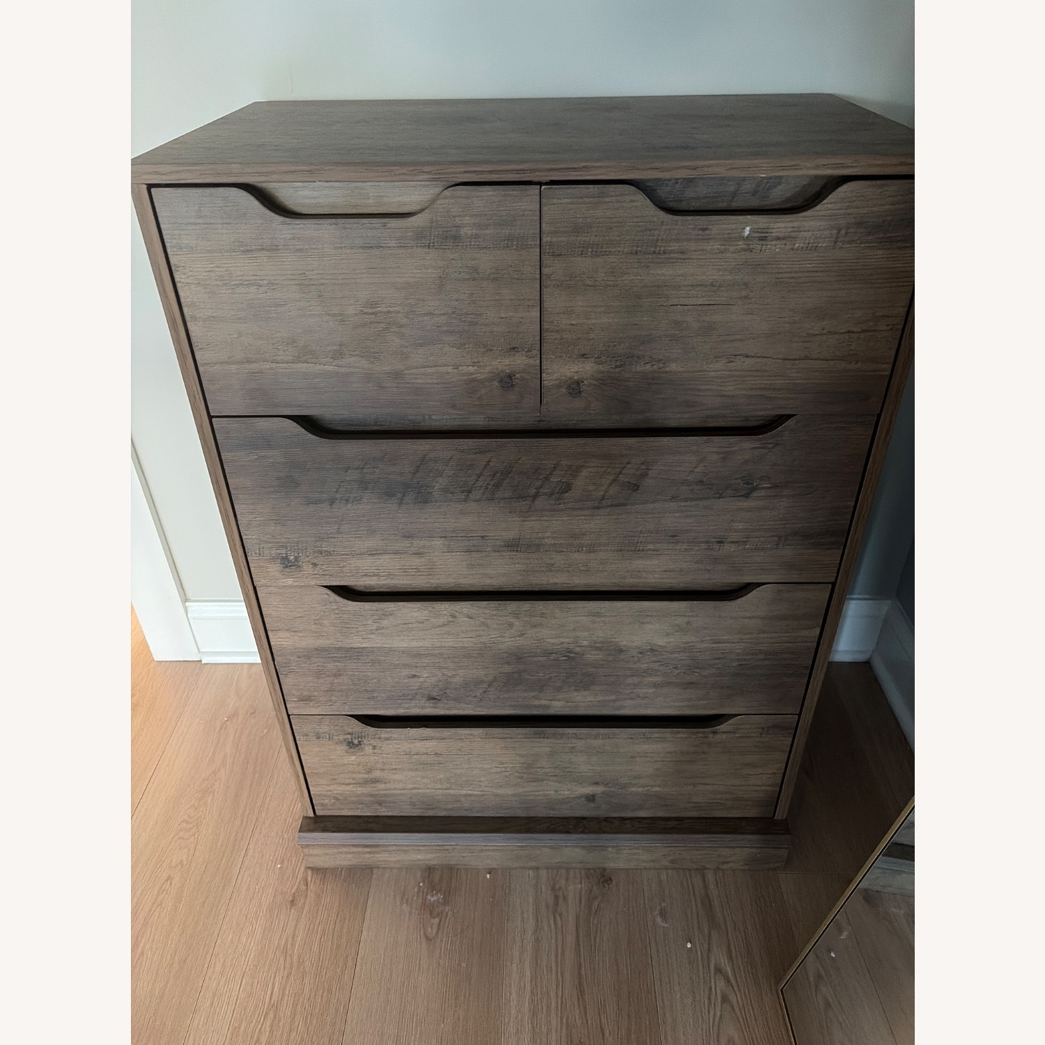 Dark Brown Wood Dresser - image-3