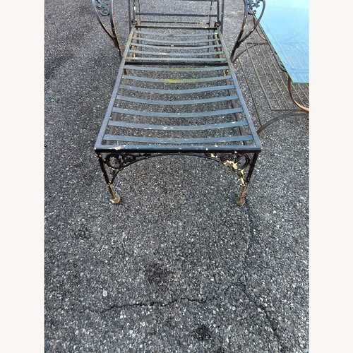 Used Vintage Pair Of  Woodard Loungers And Table for sale on AptDeco