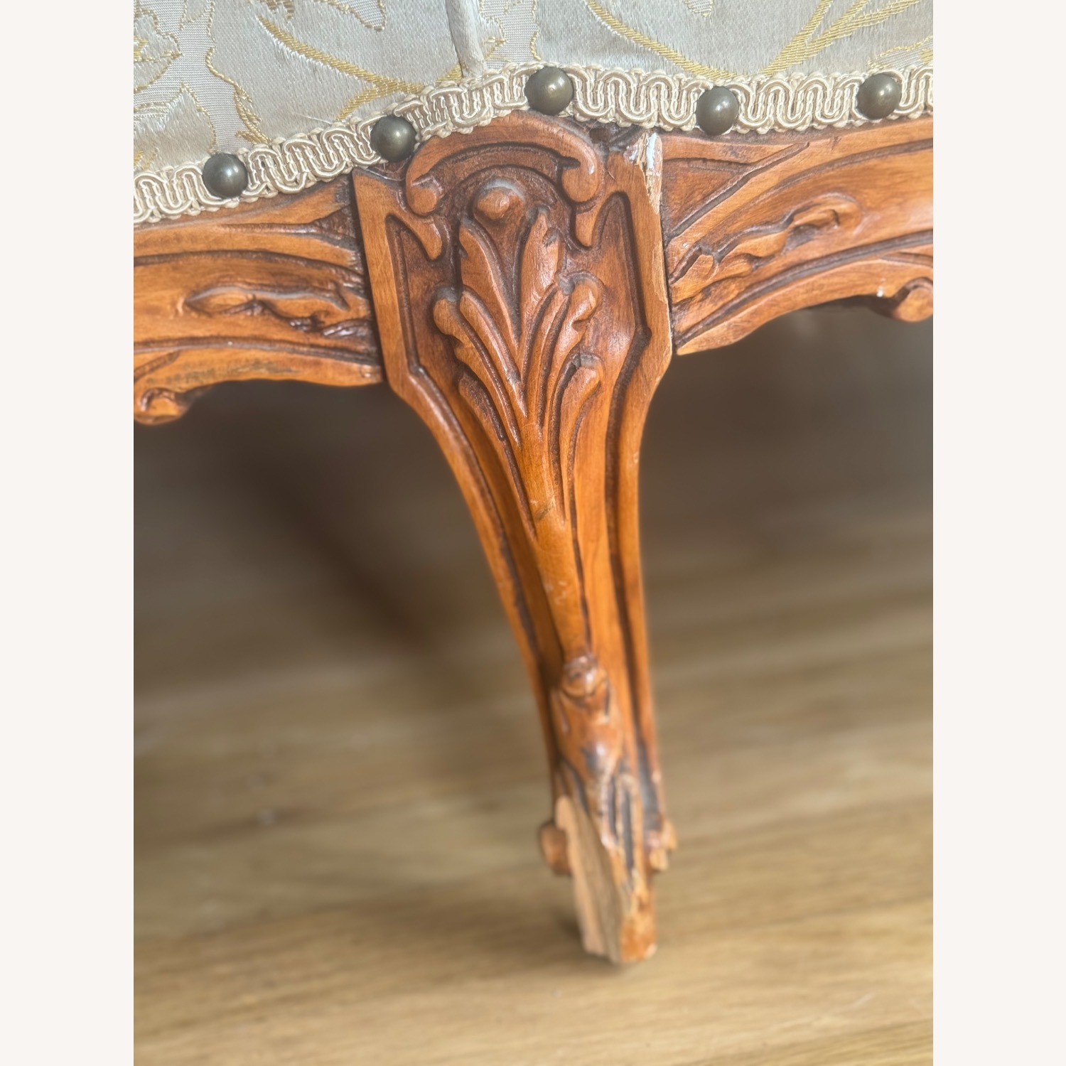 Vintage 1960s Custom French Provincial Sofa - image-3