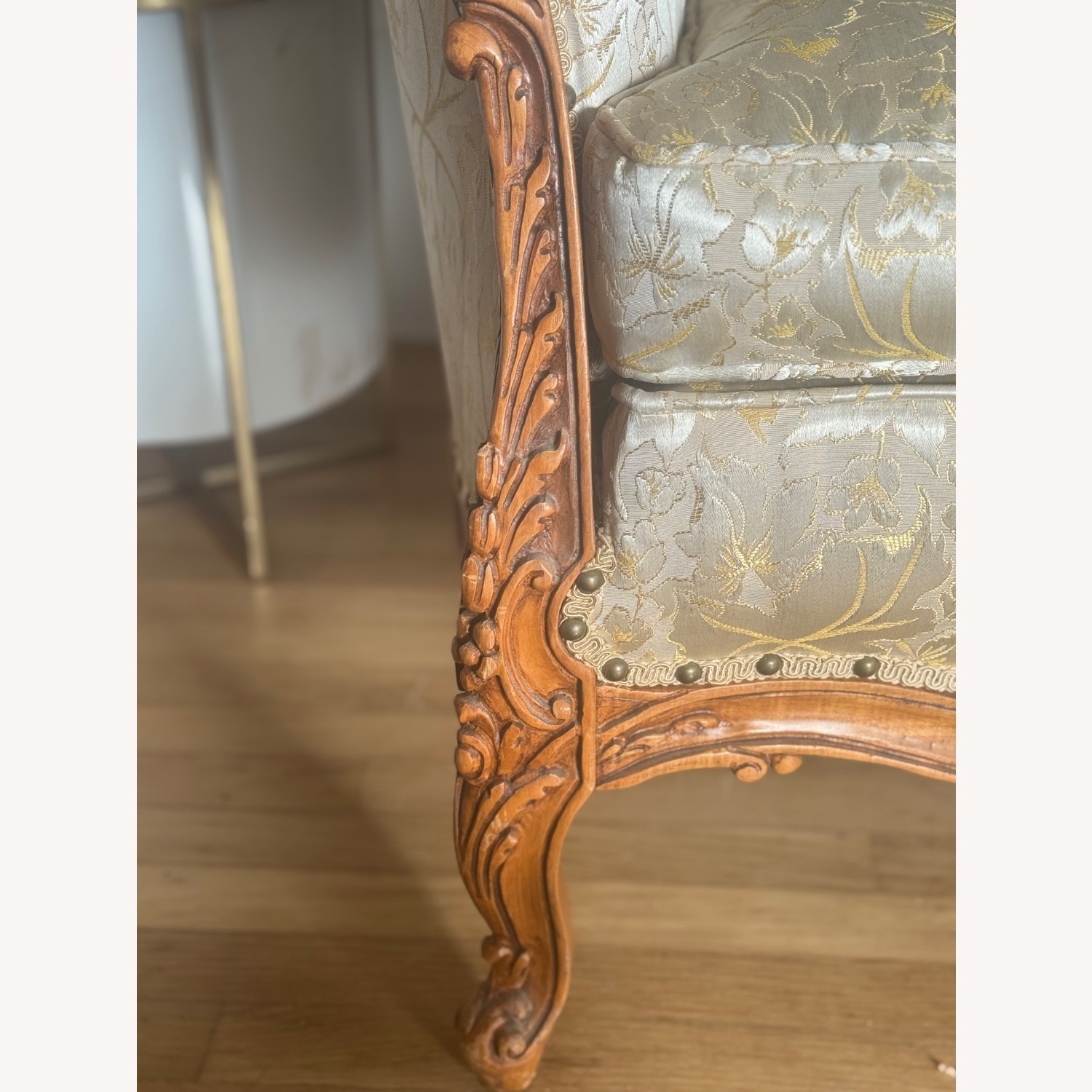 Vintage 1960s Custom French Provincial Sofa - image-6