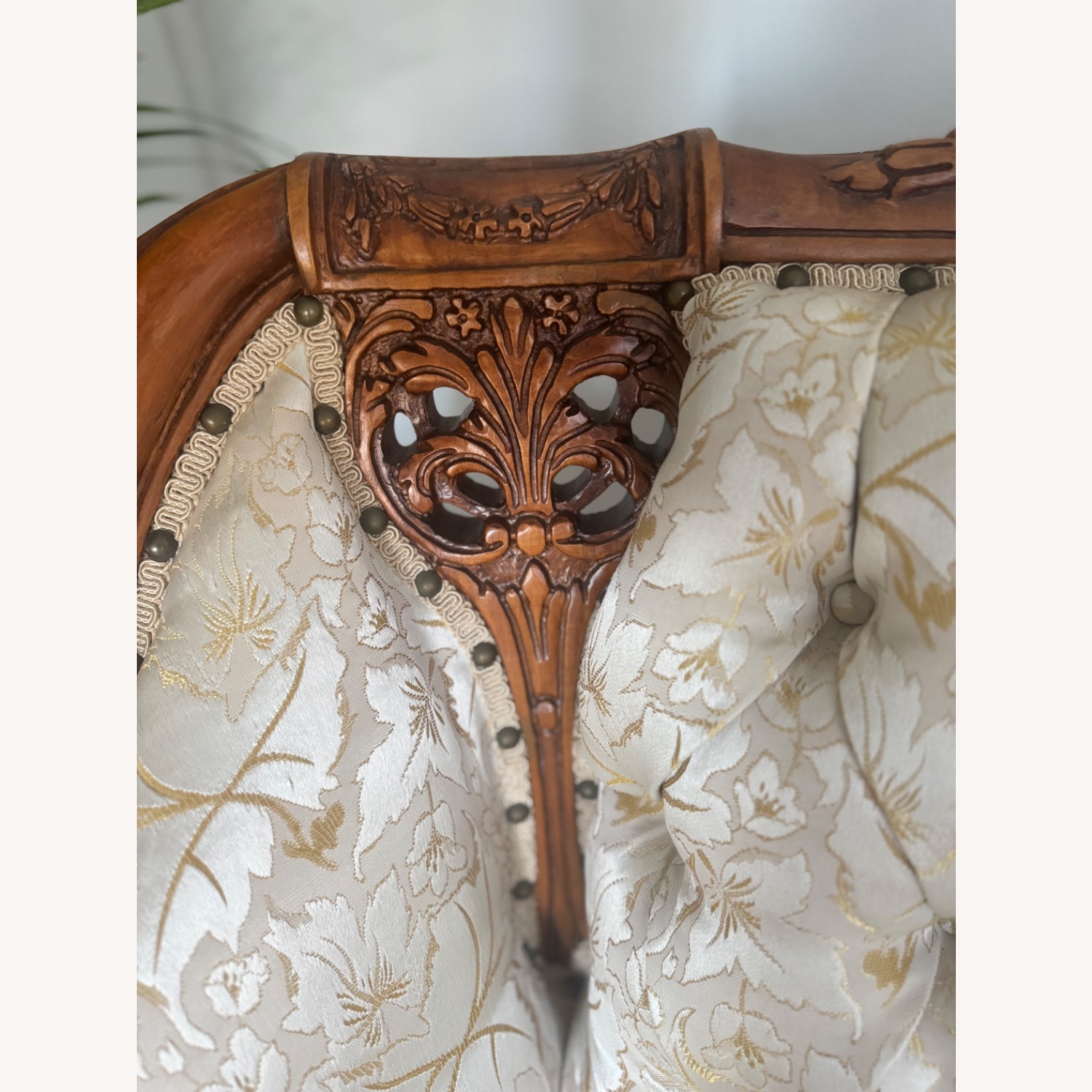 Vintage 1960s Custom French Provincial Sofa - image-14