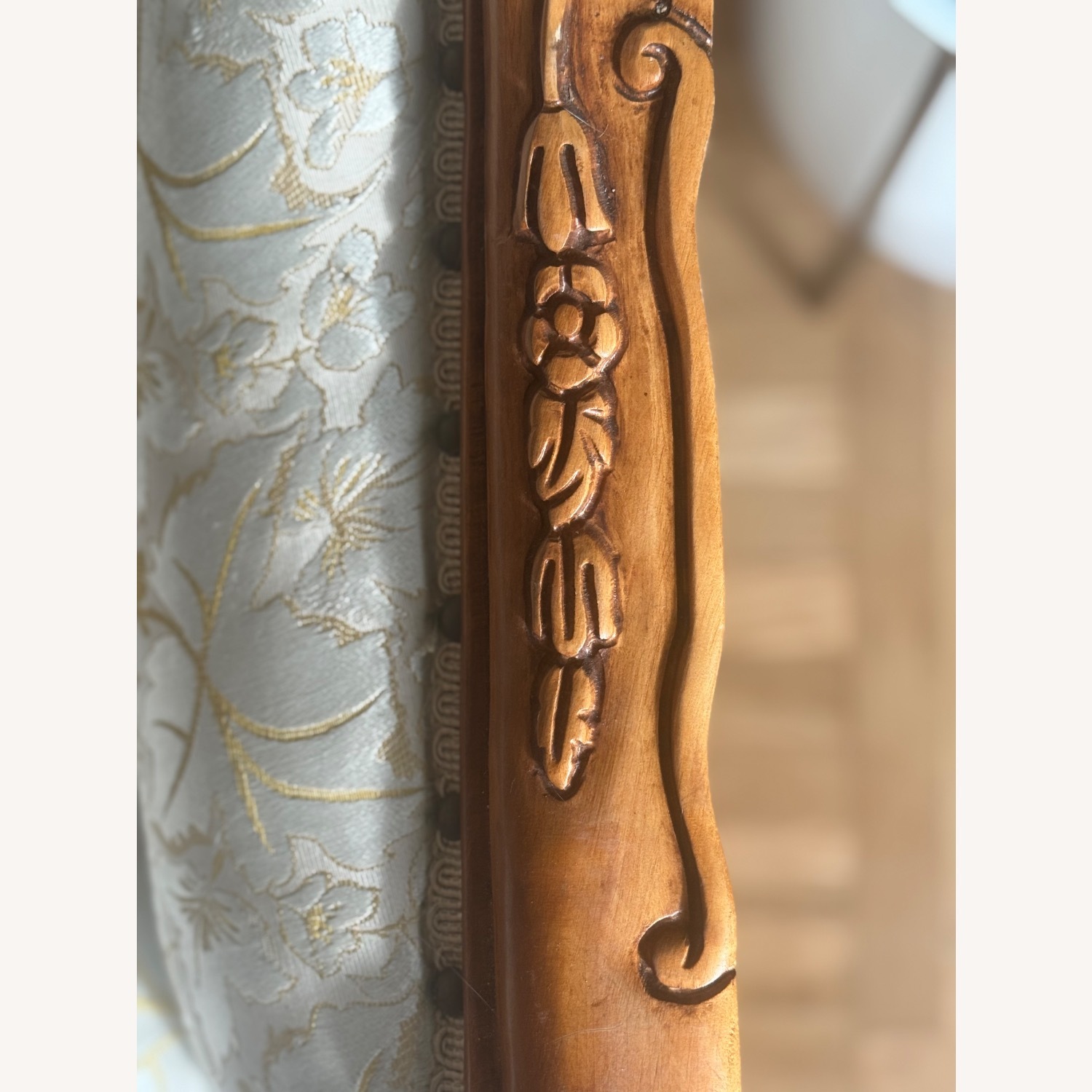 Vintage 1960s Custom French Provincial Sofa - image-5