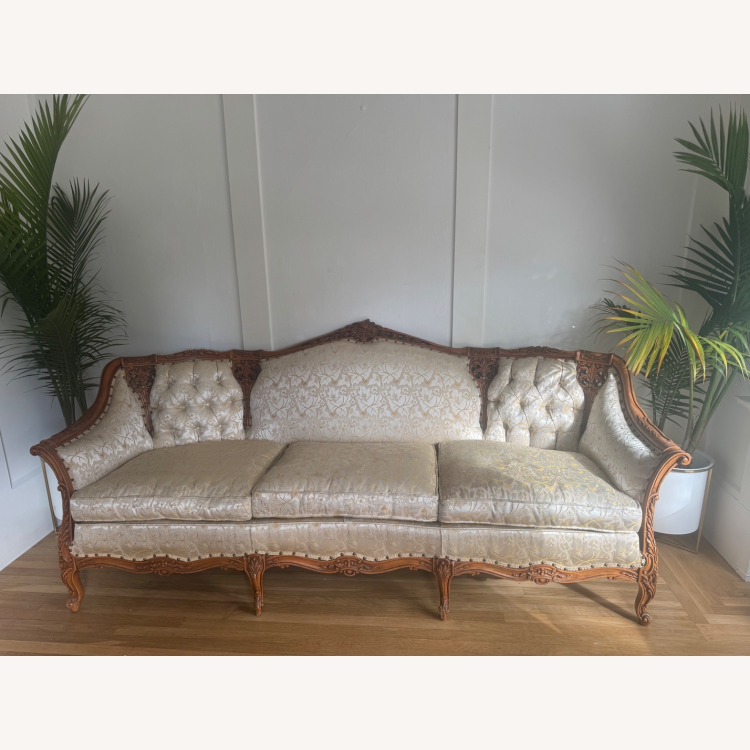 Vintage 1960s Custom French Provincial Sofa - image-20