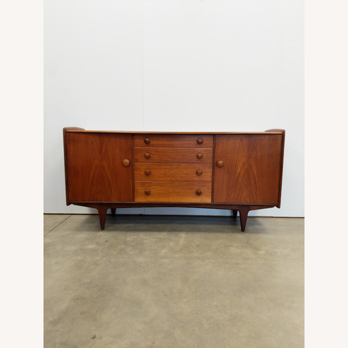 Used Vintage Mid Century Modern Teak Younger Credenza for sale on AptDeco