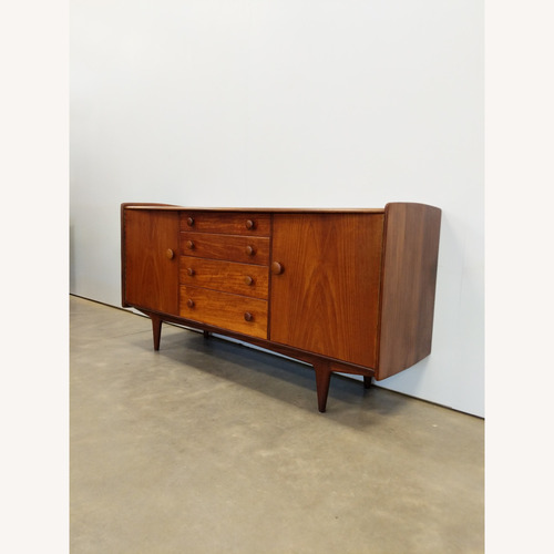 Used Vintage Mid Century Modern Teak Younger Credenza for sale on AptDeco