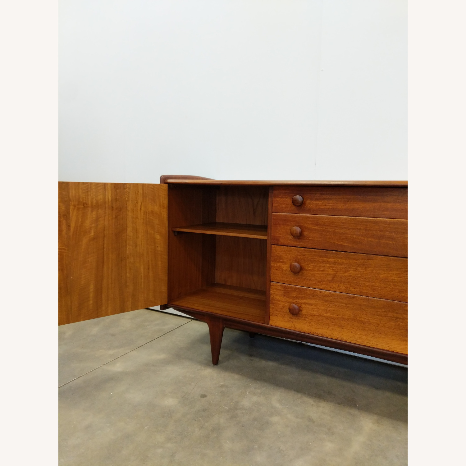 Vintage Mid Century Modern Teak Younger Credenza - image-4