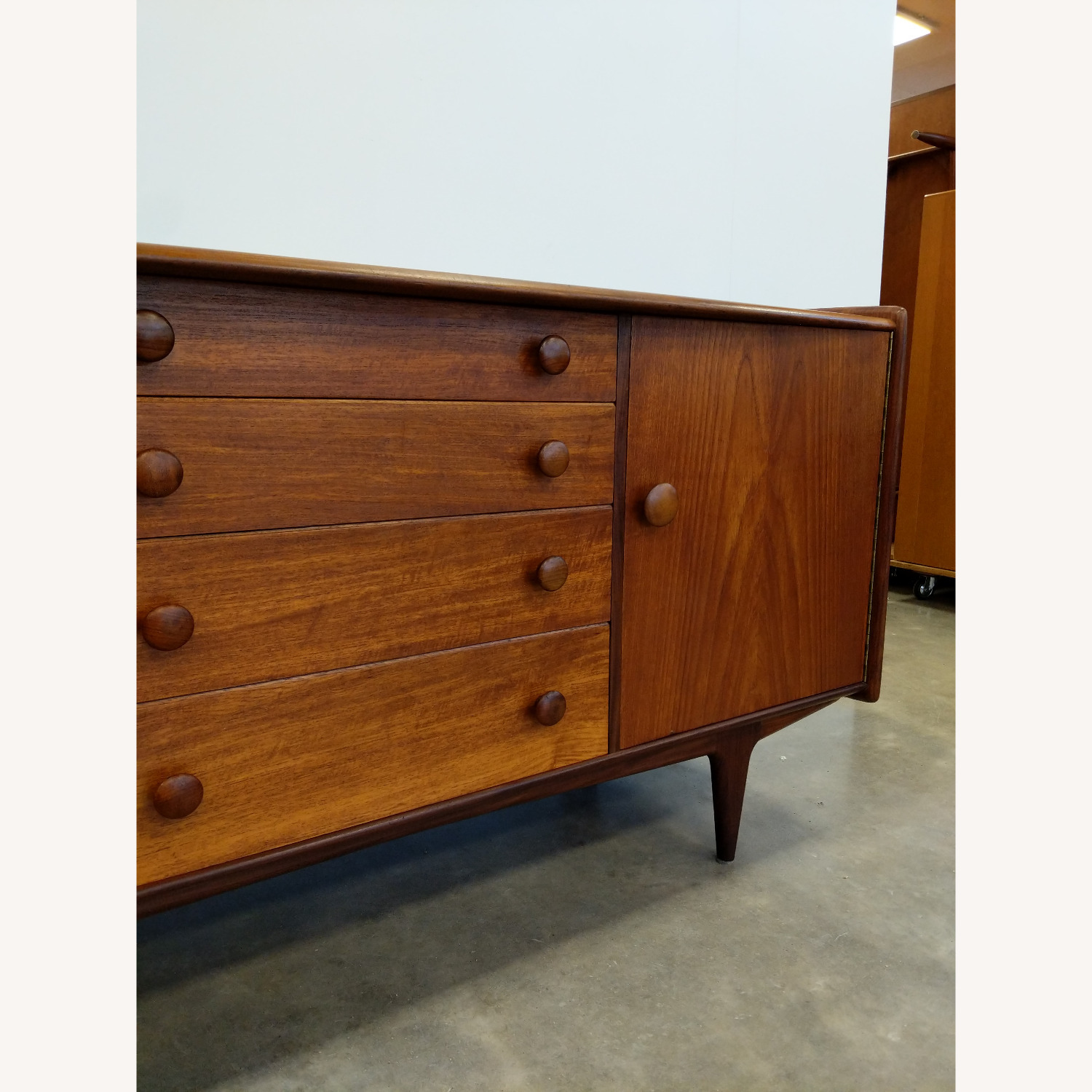 Vintage Mid Century Modern Teak Younger Credenza - image-10