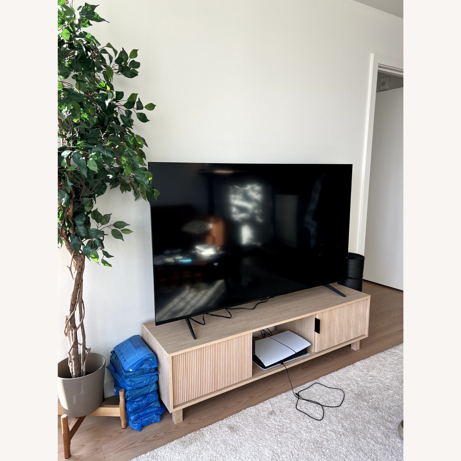 Walker Edison Light Brown Wood Sideboard - image-1