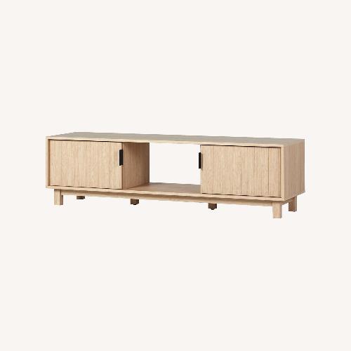 Used Walker Edison Light Brown Wood Sideboard for sale on AptDeco
