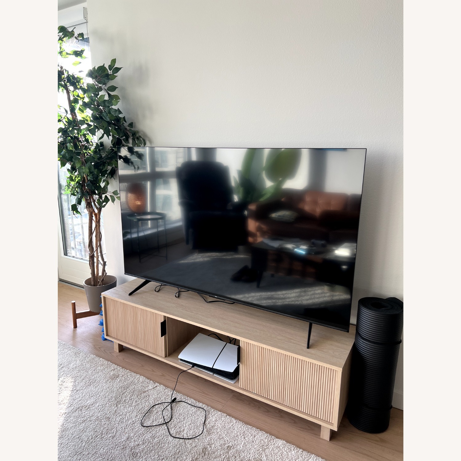 Walker Edison Light Brown Wood Sideboard - image-3