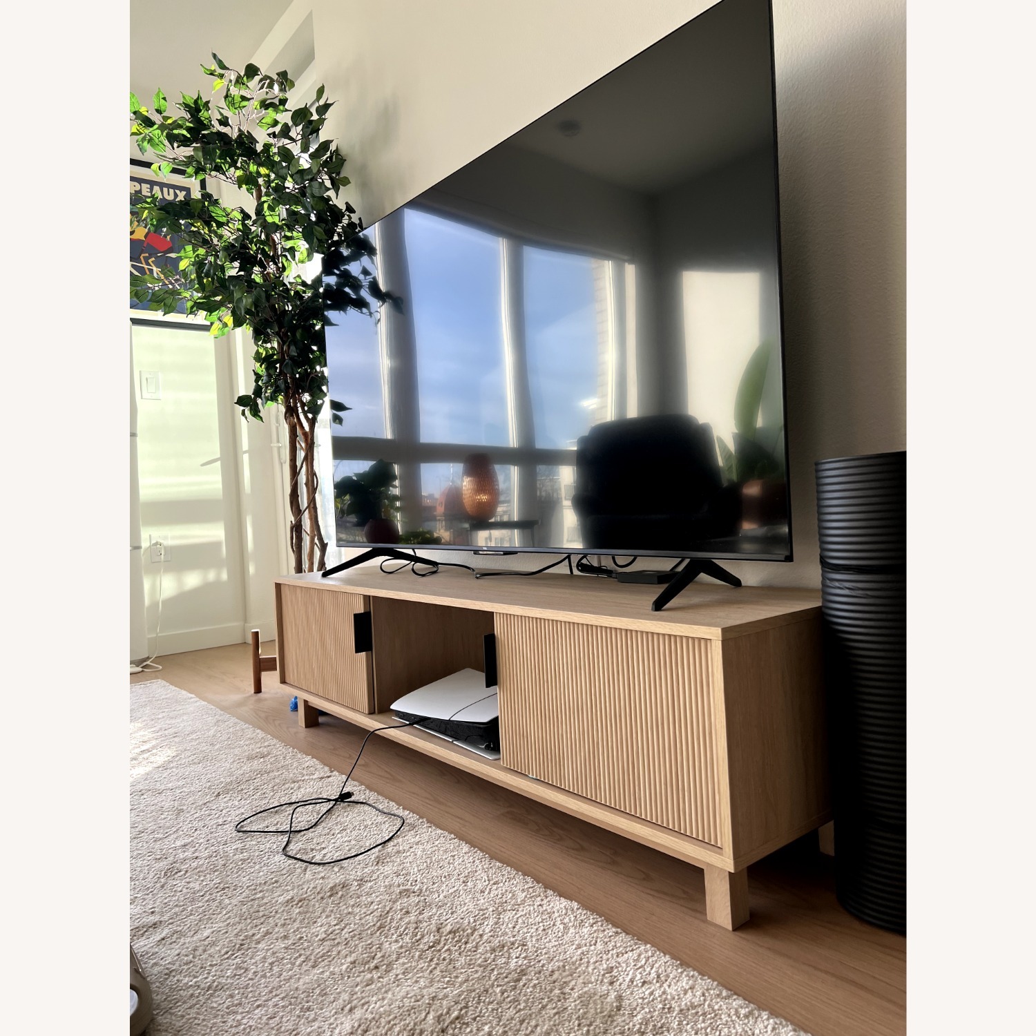 Walker Edison Light Brown Wood Sideboard - image-2