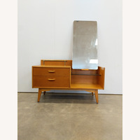 Vintage Mid Century Modern Oak Vanity by G Plan