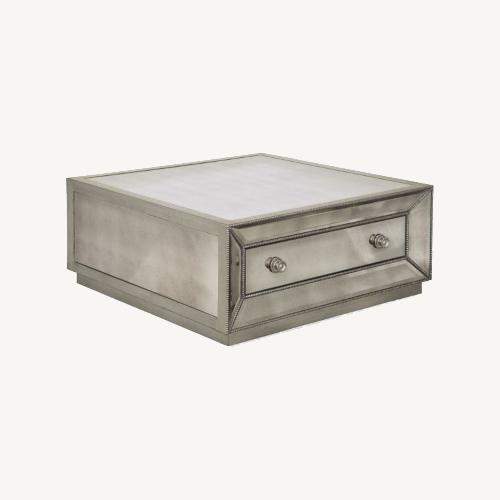 Used Bassett Mirror Murano Castered Cocktail Table for sale on AptDeco