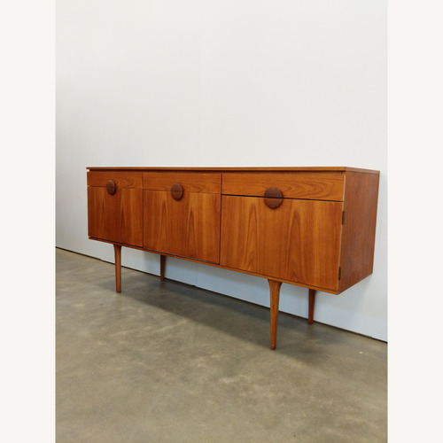 Used Vintage Mid Century Modern Teak Credenza for sale on AptDeco