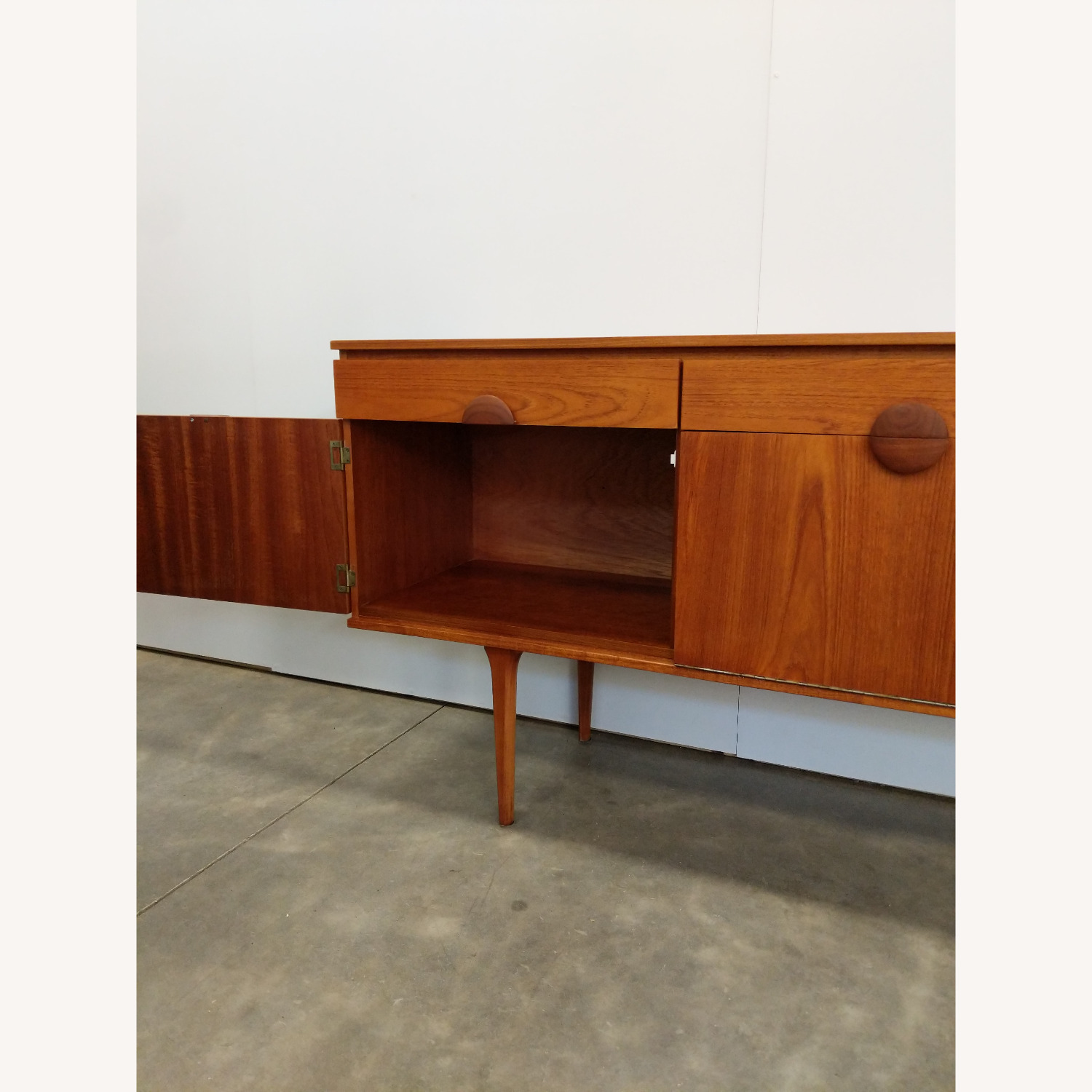 Vintage Mid Century Modern Teak Credenza - image-5