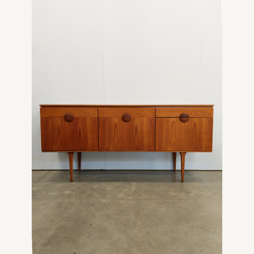 Used Vintage Mid Century Modern Teak Credenza for sale on AptDeco