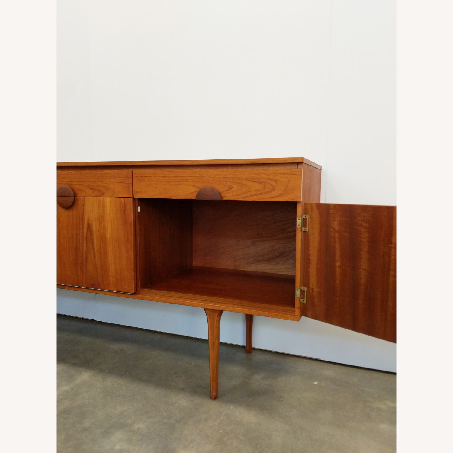 Vintage Mid Century Modern Teak Credenza - image-3