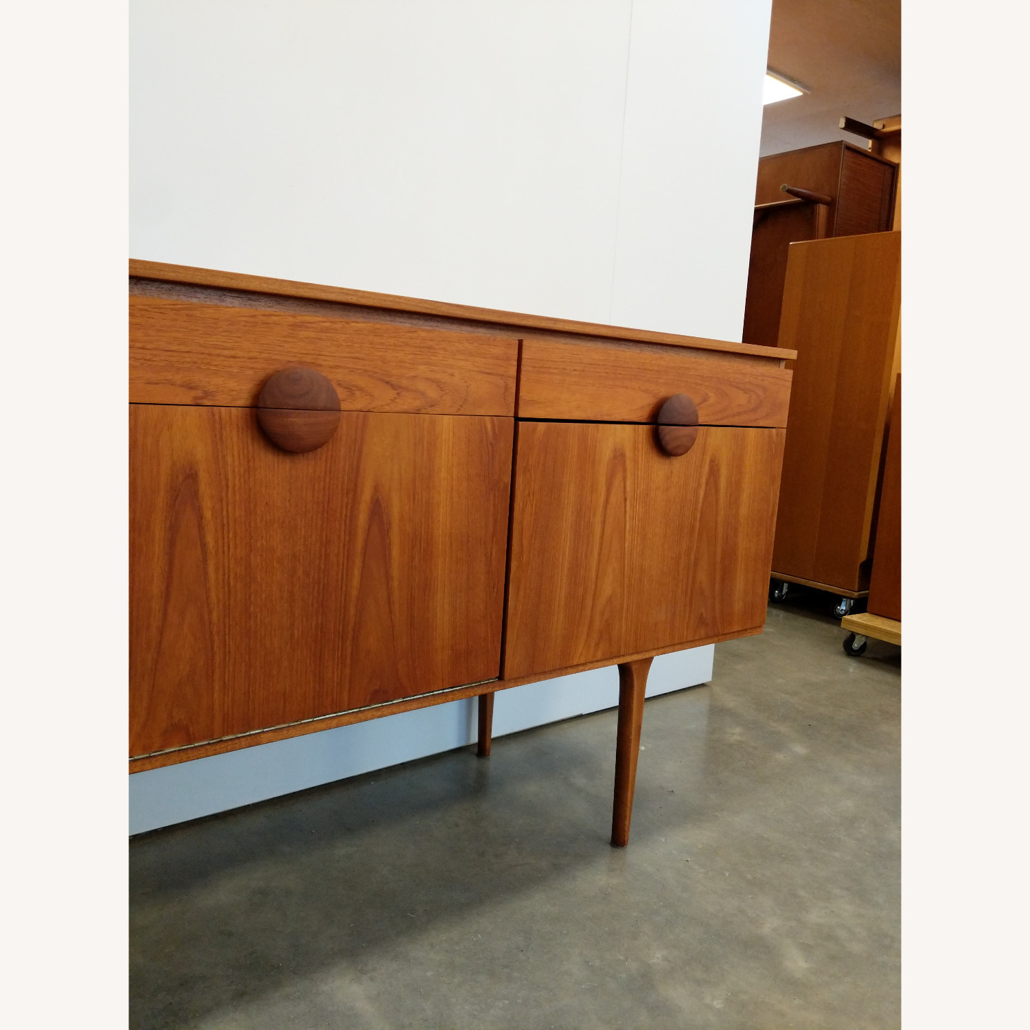 Vintage Mid Century Modern Teak Credenza - image-10