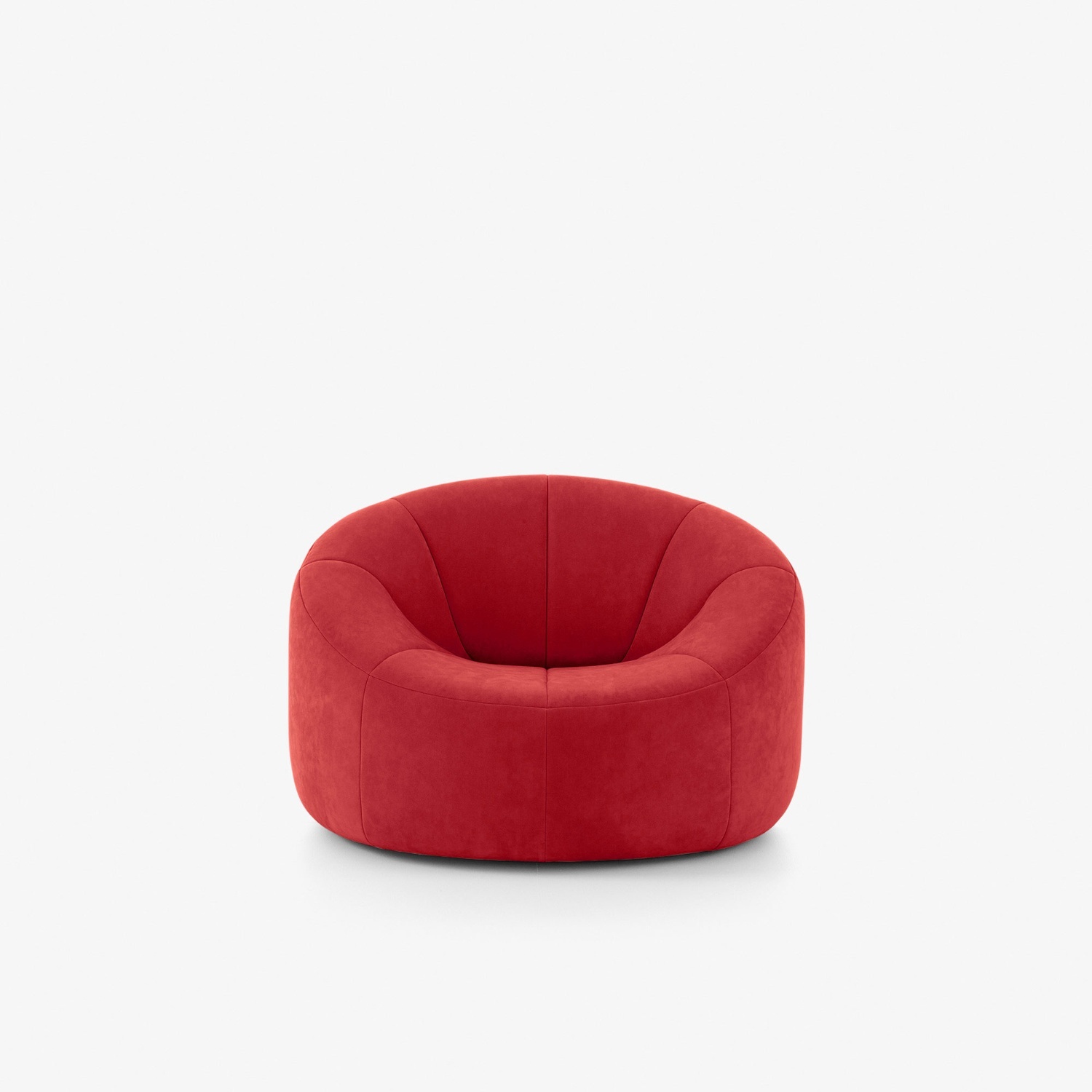 Ligne Roset Pumpkin Red Fabric Loveseat - image-8