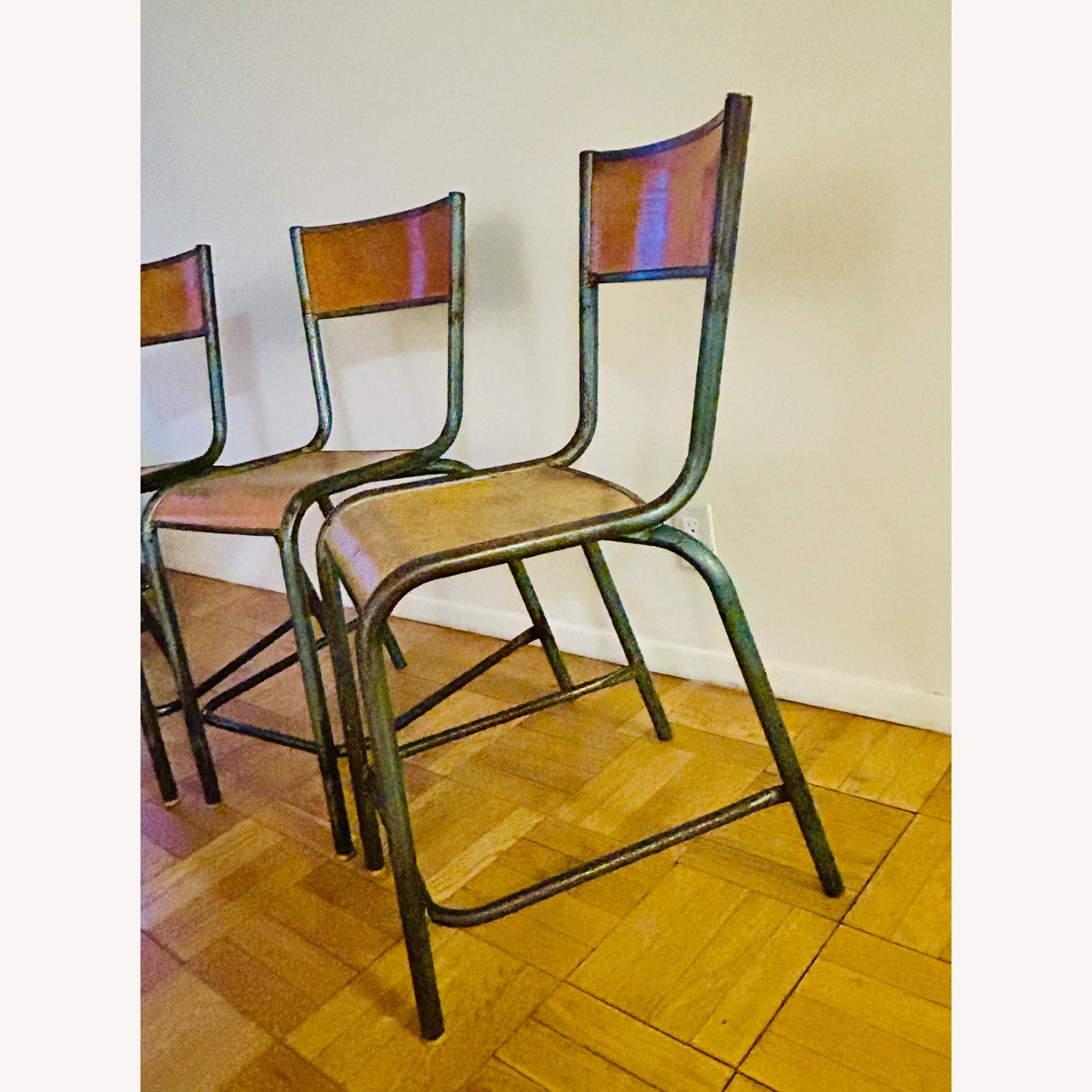 Vintage Belgian School Chairs - image-2