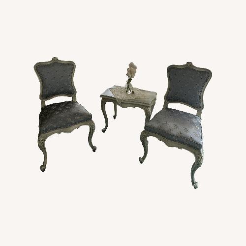 Used Vintage/Antique Rococo Side Table and Chairs for sale on AptDeco