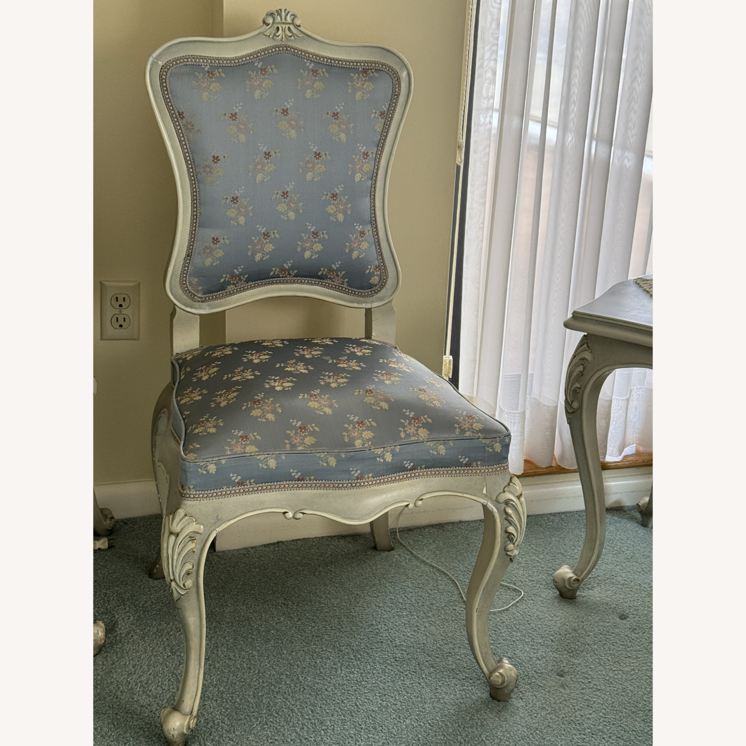 Vintage/Antique Rococo Side Table and Chairs - image-2