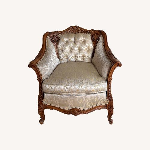 Used Vintage 1960s Custom French Provincial Armchair for sale on AptDeco