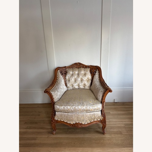 Used Vintage 1960s Custom French Provincial Armchair for sale on AptDeco
