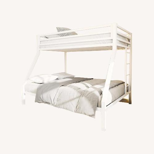 Used White Metal Bunk Bed for sale on AptDeco