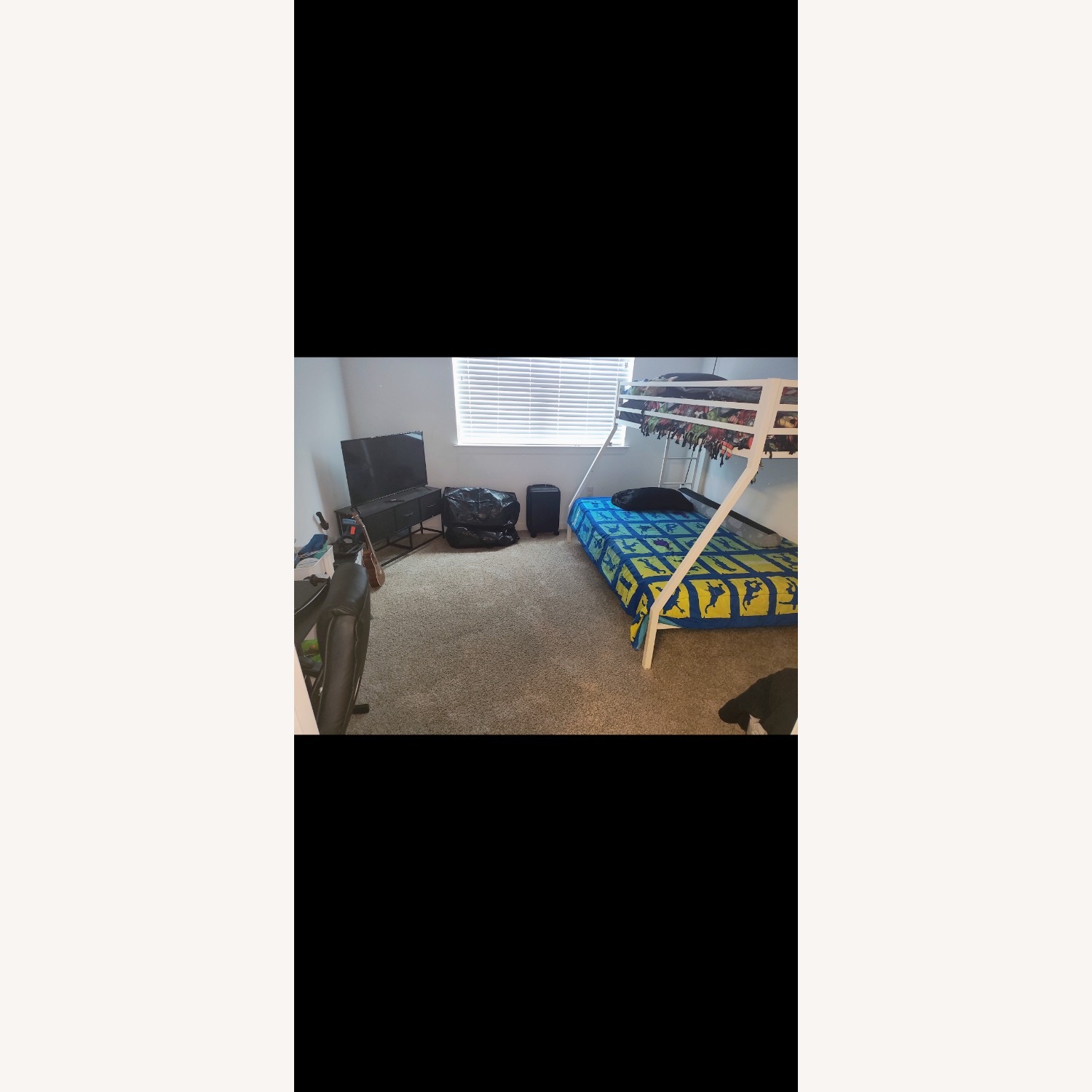 White Metal Bunk Bed - image-2