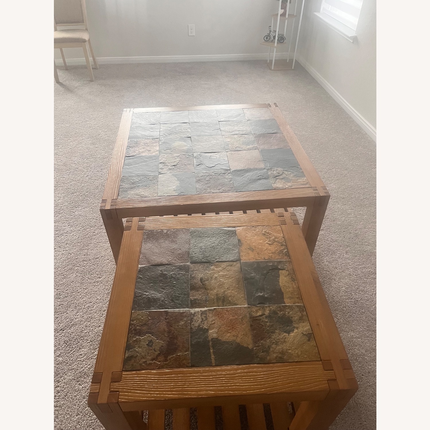 Natural Wood Coffee Table - image-2