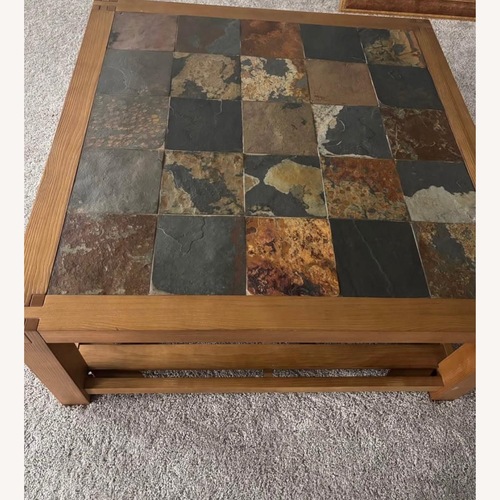 Used Natural Wood Coffee Table for sale on AptDeco