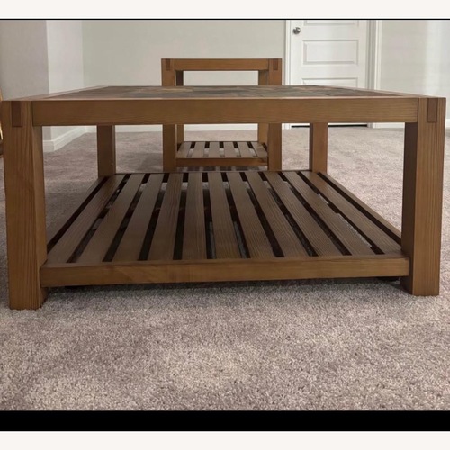 Used Natural Wood Coffee Table for sale on AptDeco