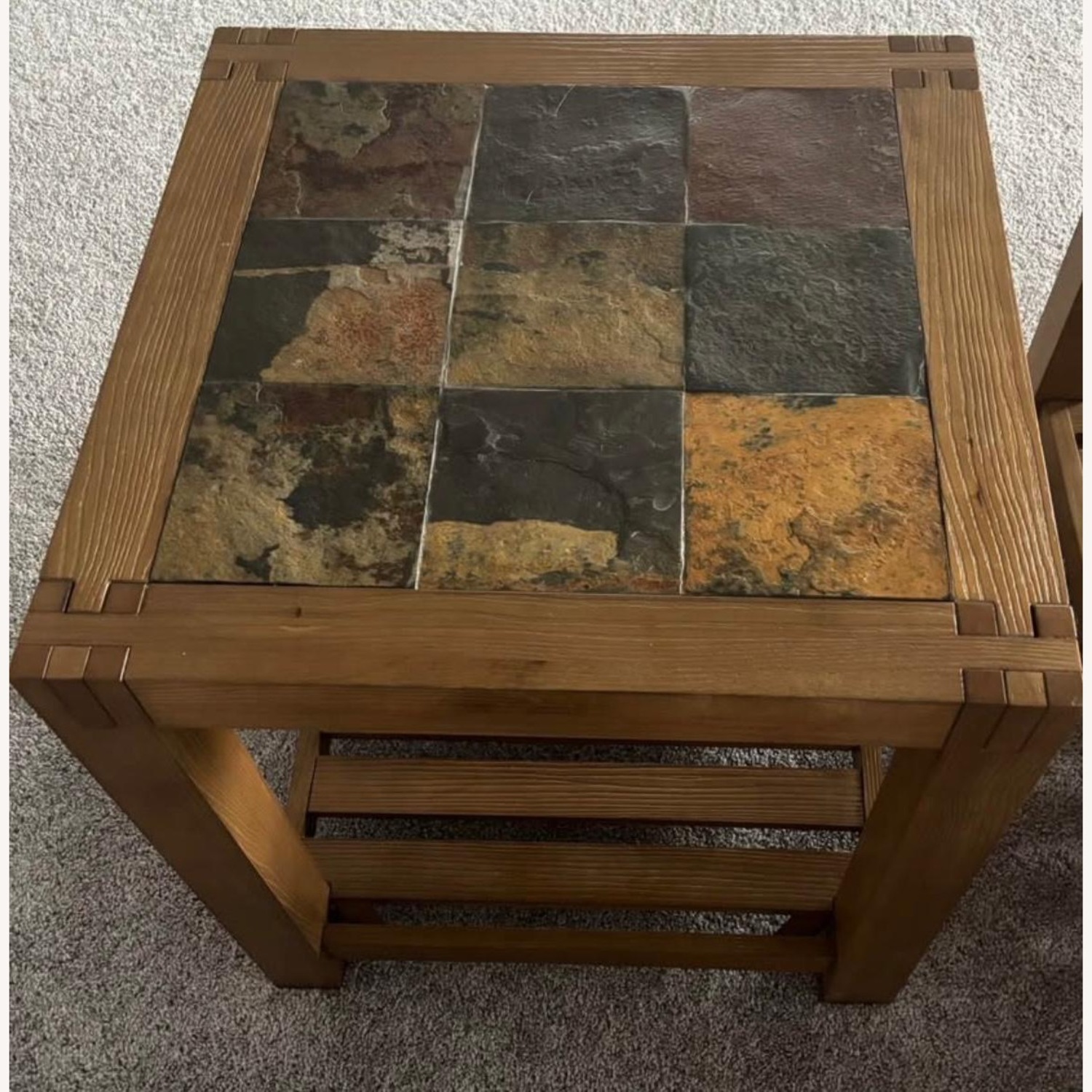 Natural Wood Coffee Table - image-3