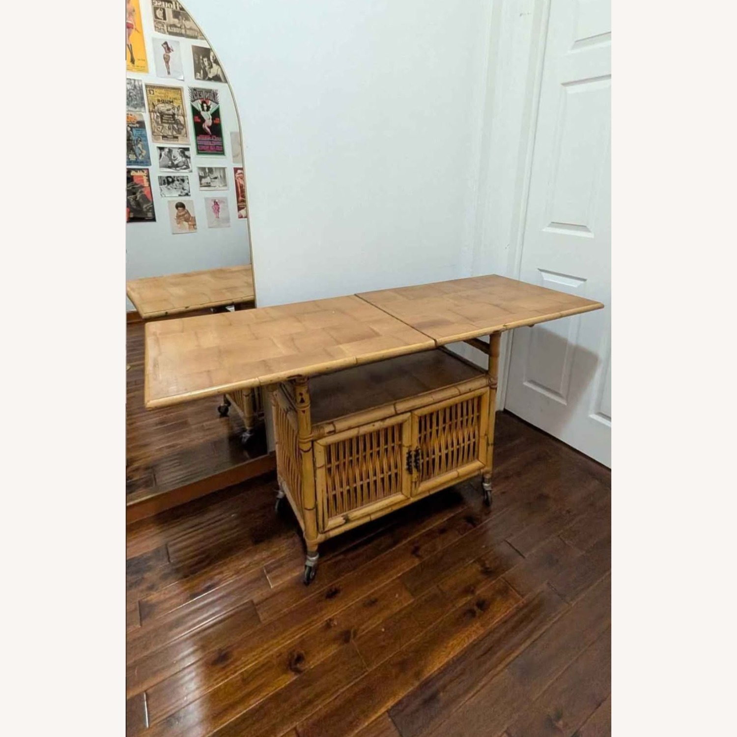 Vintage Spanish Buffet/Bar Cart - image-1