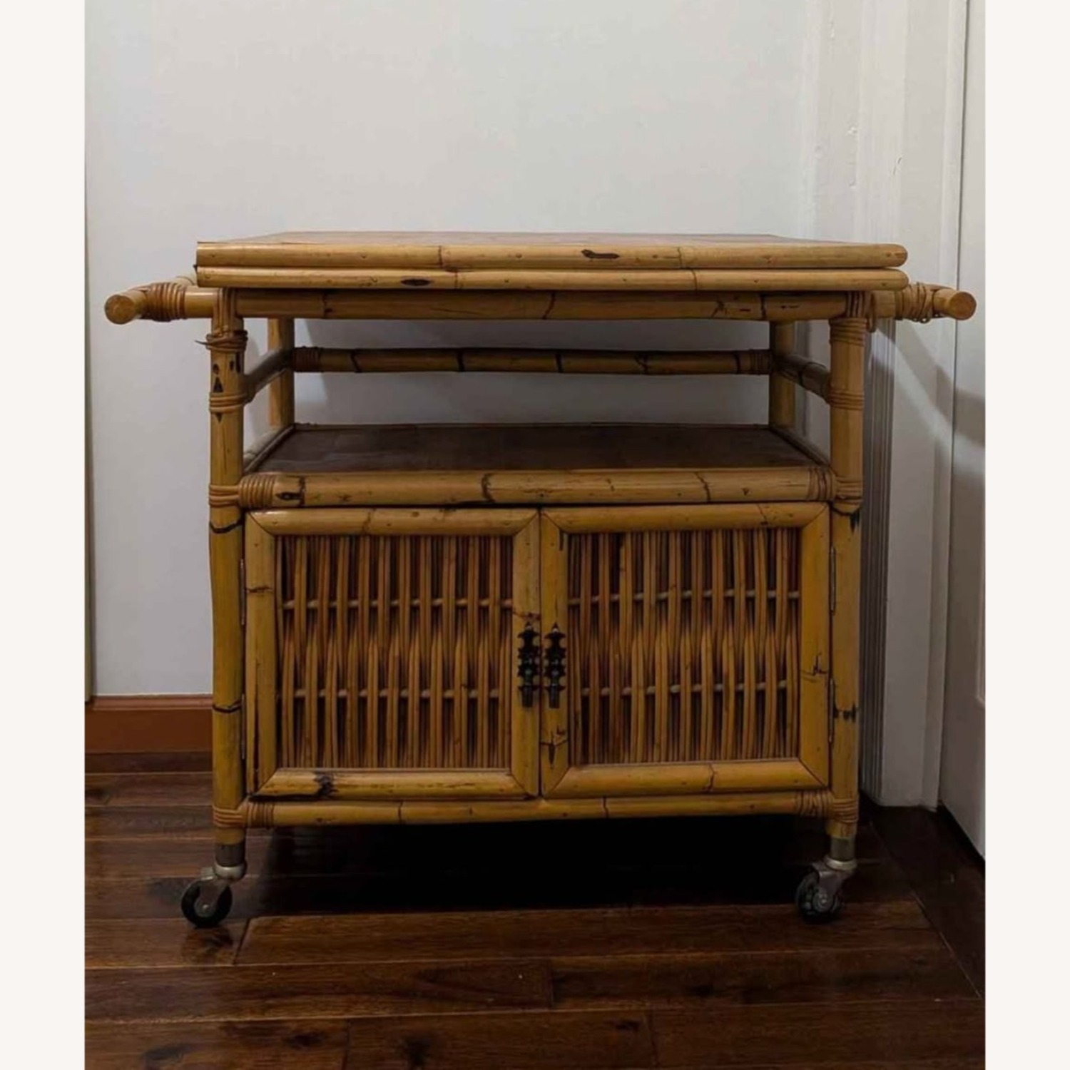 Vintage Spanish Buffet/Bar Cart - image-8