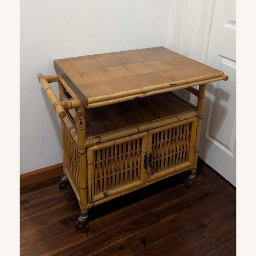 Used Vintage Spanish Buffet/Bar Cart for sale on AptDeco