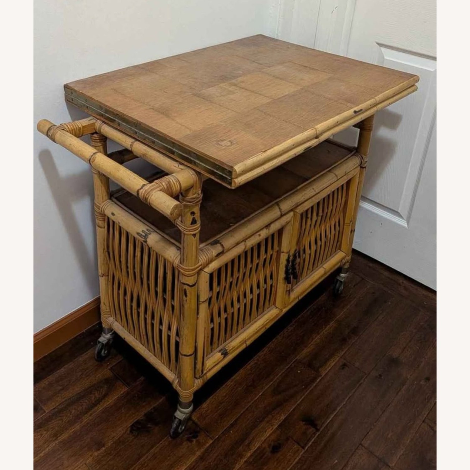 Vintage Spanish Buffet/Bar Cart - image-2