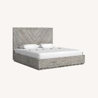 Wayfair Light Gray Cosimo Platform Storage bed
