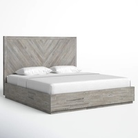 Wayfair Light Gray Cosimo Platform Storage bed