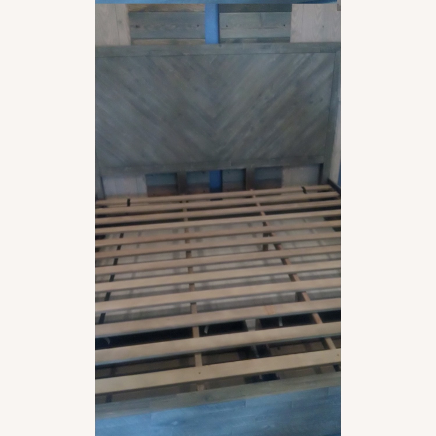 Wayfair Light Gray Cosimo Platform Storage bed - image-1