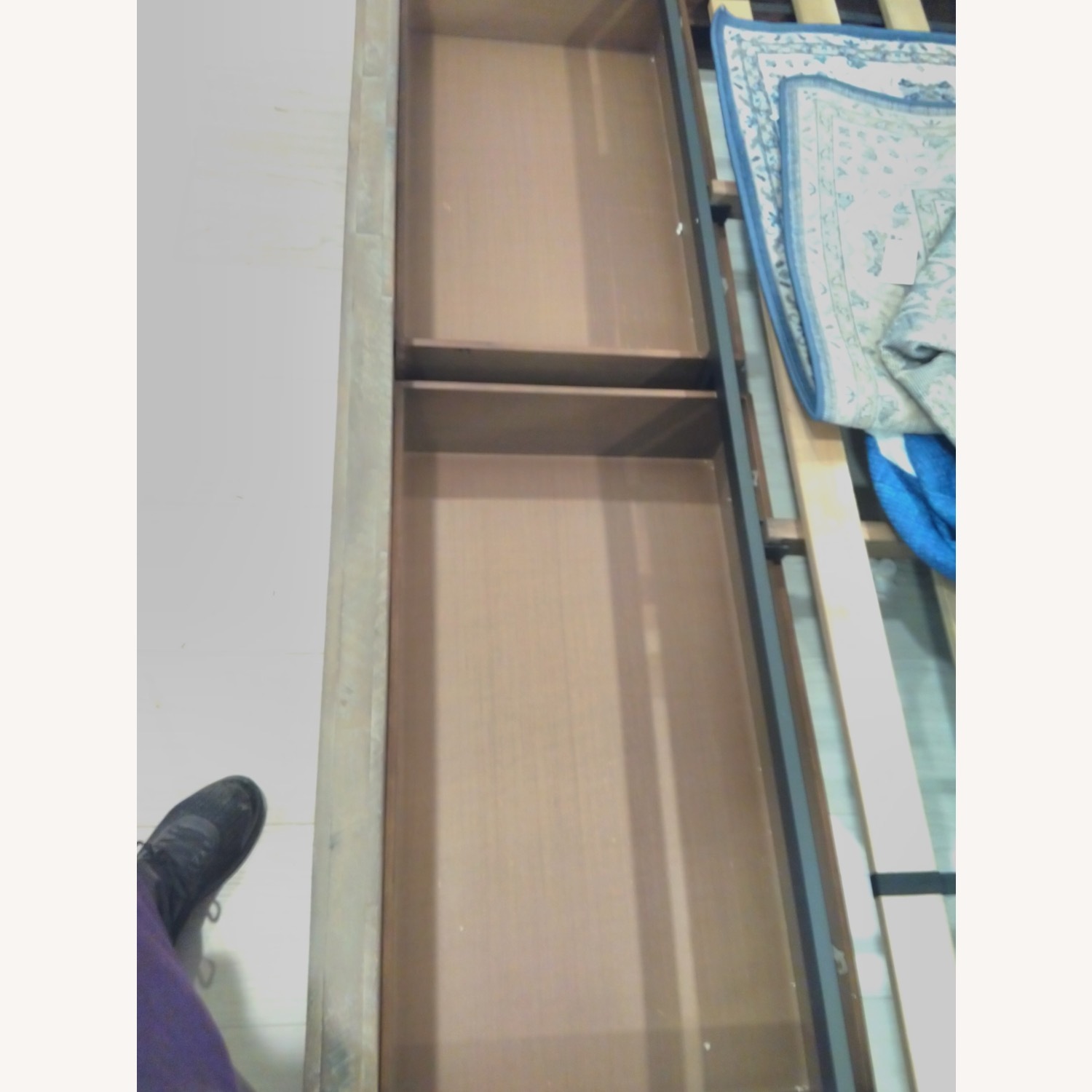 Wayfair Light Gray Cosimo Platform Storage bed - image-3