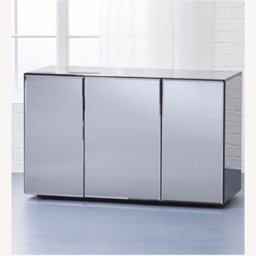 Used CB2 Natural Mirrored Glass Sideboard for sale on AptDeco