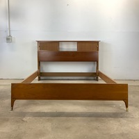 Vintage Mid-Century Modern Bed Frame- Full