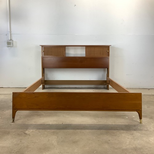 Used Vintage Mid-Century Modern Bed Frame- Full for sale on AptDeco