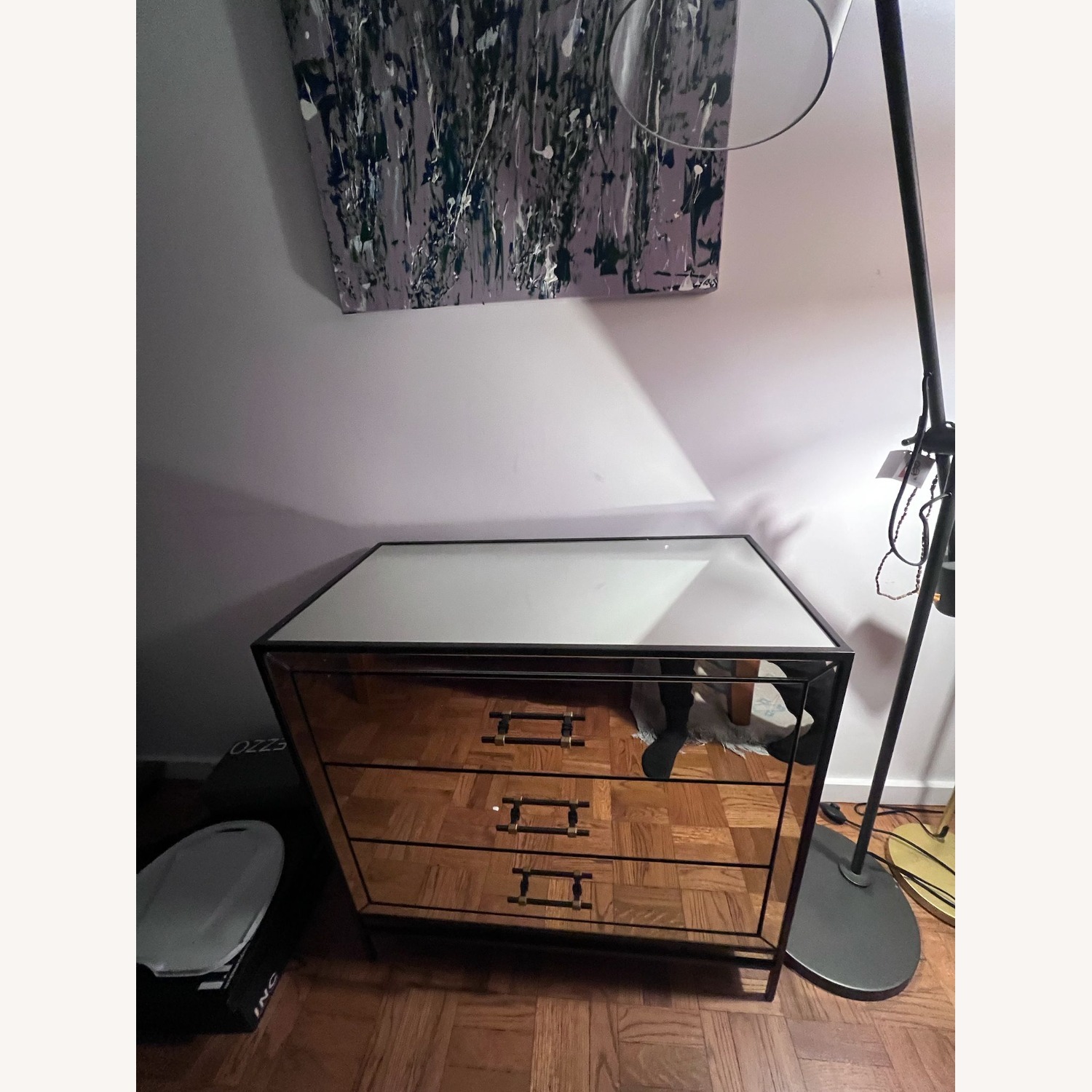 West Elm Mirrored Glass Dresser - image-3