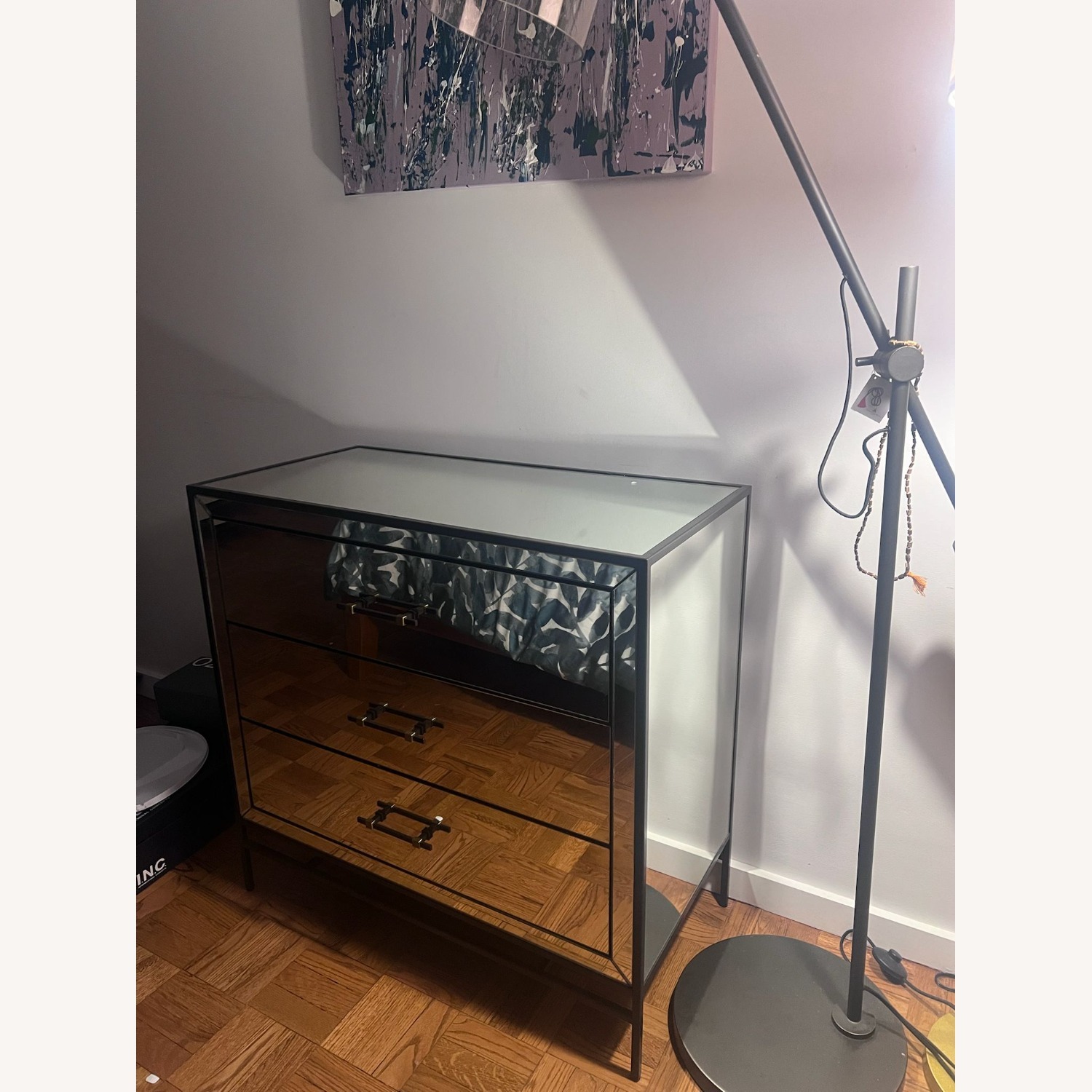 West Elm Mirrored Glass Dresser - image-2